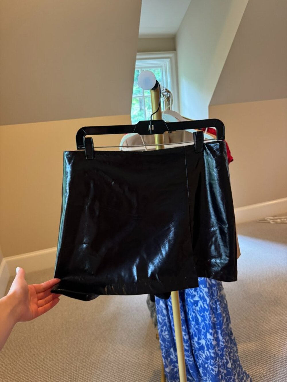 Amanda Uprichard Leather Skort